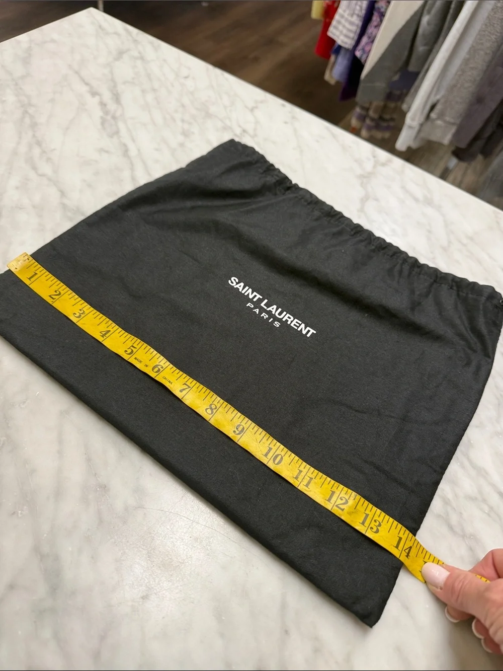 Saint Laurent Paris Black Sleeper Bag Storage Bag Closet Organizing